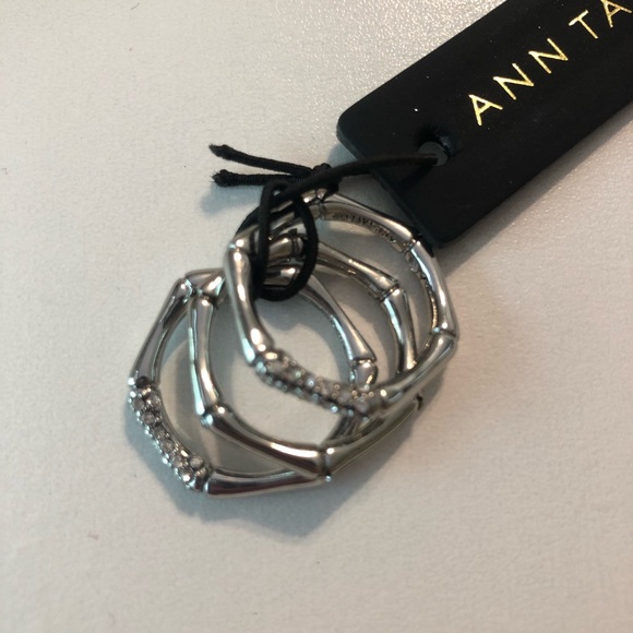 Ann Taylor Bamboo Stackable ring set - Picture 2 of 6
